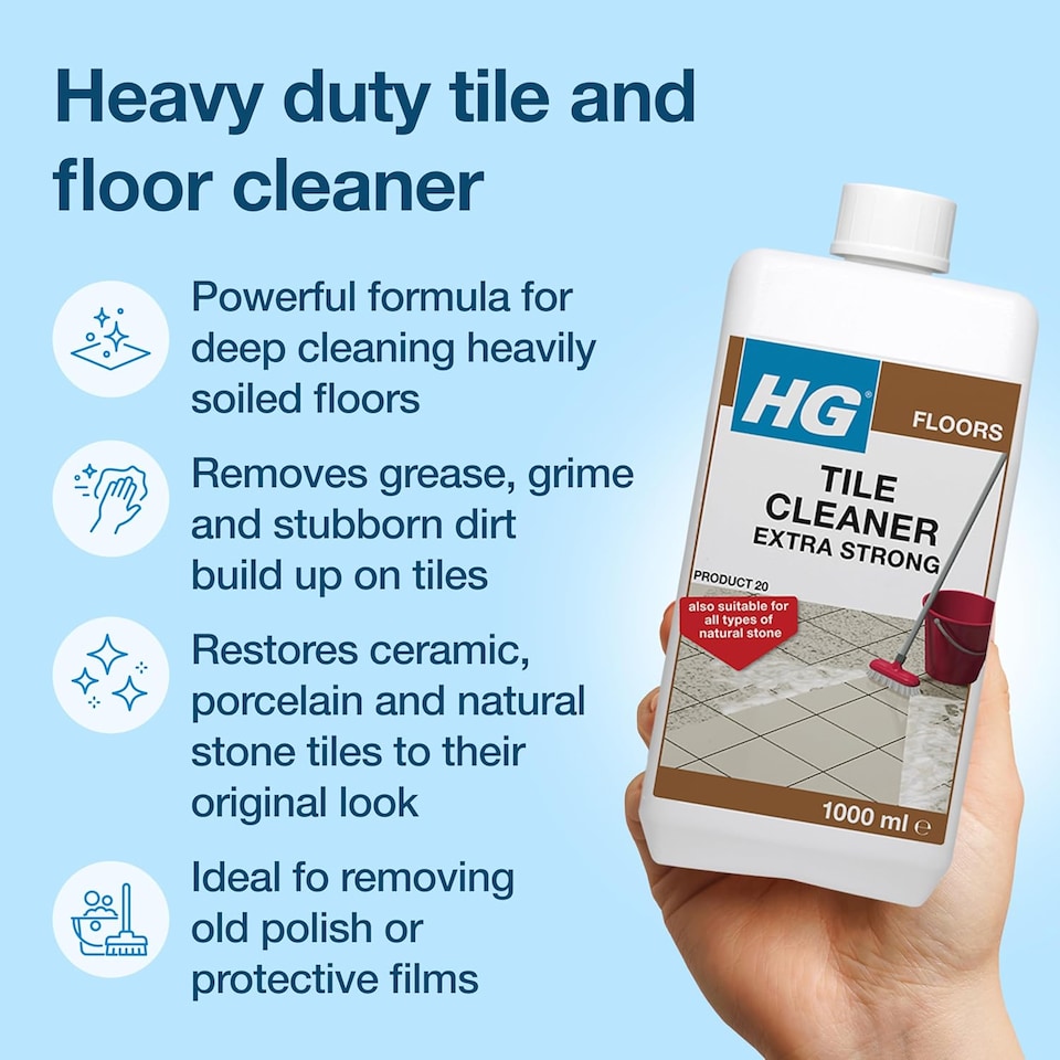image 1 of HG Tile Cleaner Extra Strong 1L