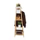 image 3 of Neo Bamboo Rack Clothes with Storage Shelf Hanging Rail and Side Hooks Brown