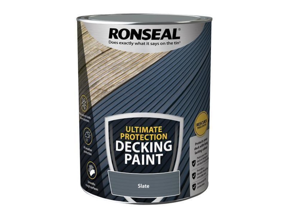 image 1 of Ronseal Ultimate Protection Decking Paint Slate 2.5L - 39159