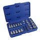 image 3 of Male / Female / Torx / Star / Tamperproof E Type  Sockets 3/8" Drive 34pcs AT447