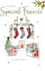 image 2 of Embellished Hand-Finished Special Friends Fireside Christmas Card