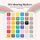 image 3 of Straame Alcohol Markers – Dual-Tip Colouring Pens, (Set of 36)