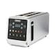 image 1 of GEEPAS 5-in-1 DIGITAL 4 Slice Long Slot Toaster | 1450W Silver | Silver