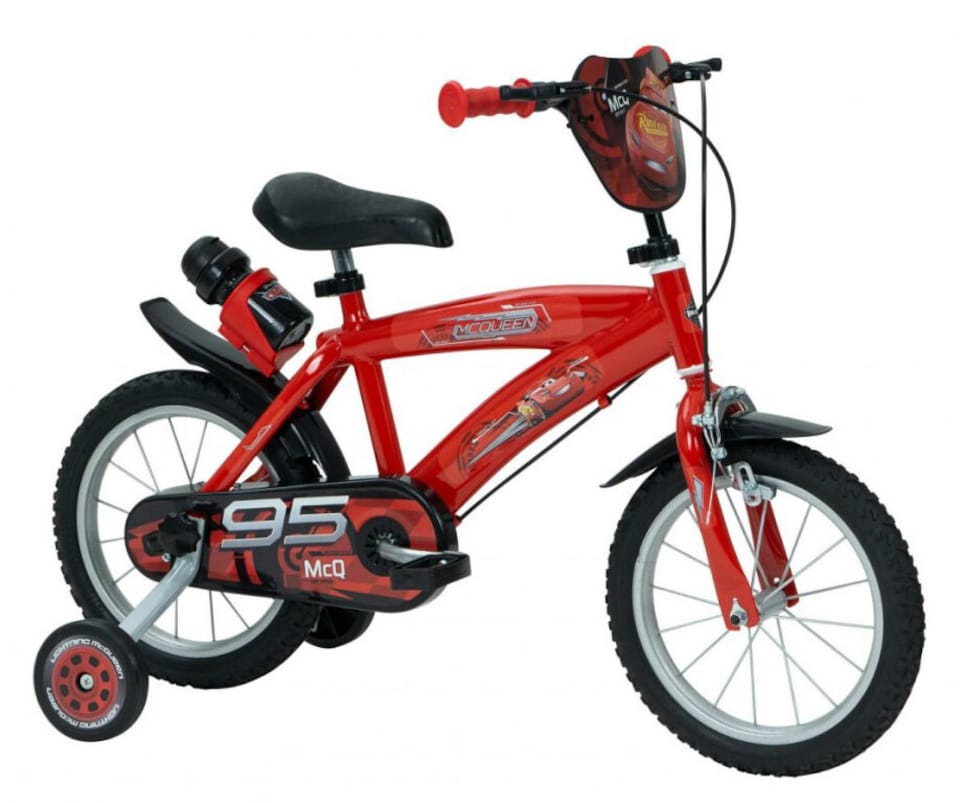 Huffy Disney Cars 14" Kids Bike - Gloss Red