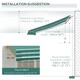 image 8 of Outsunny Garden Sun Shade Canopy Retractable Awning, 3 x 2.5m, Green 