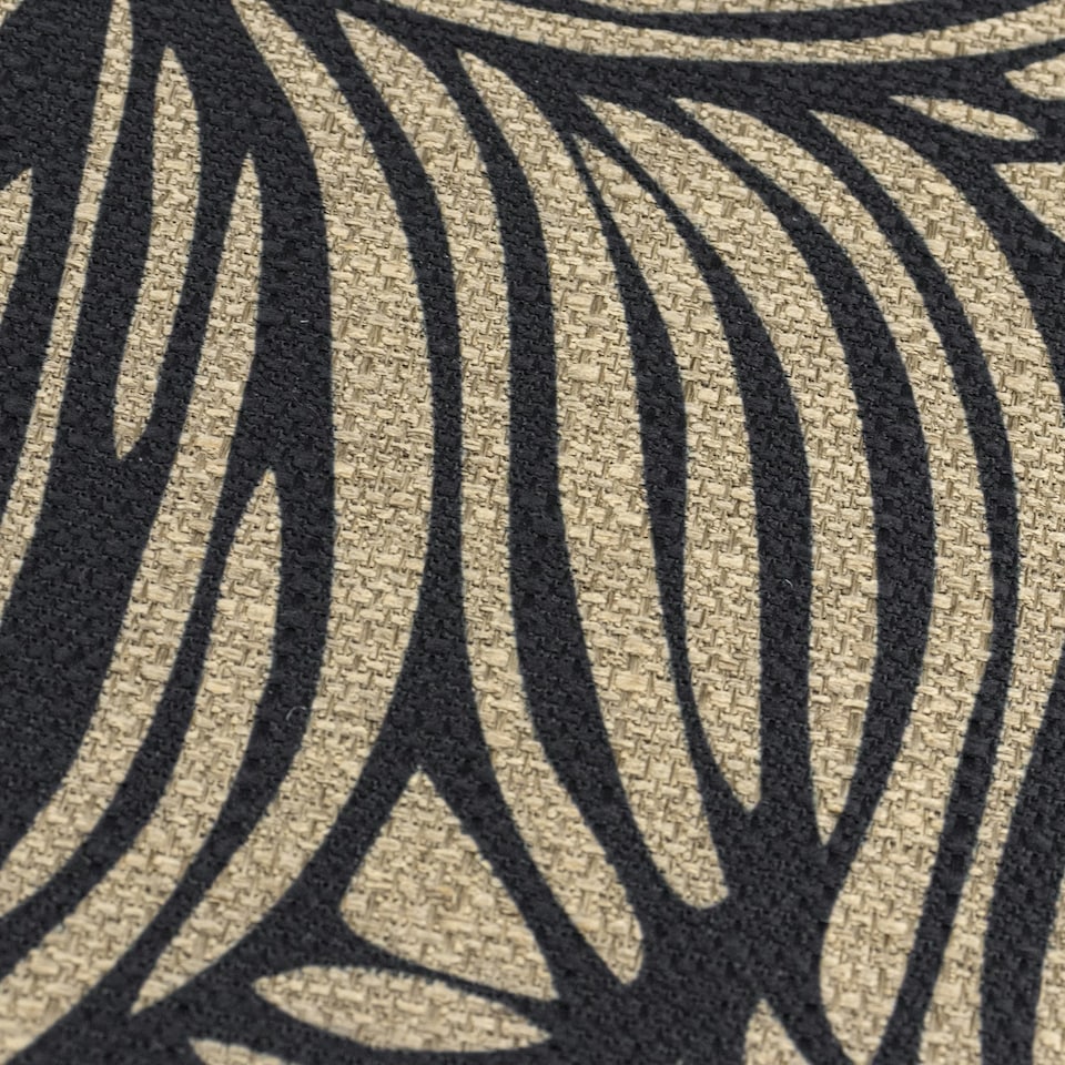 image 1 of JVL Elegance Machine Washable Entrance Doormat, 50x75cm - Flowers