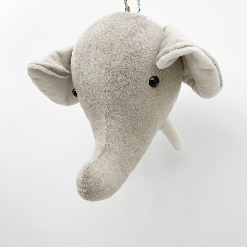 image 1 of Elephant Head Hanger - L18 x W20 x H30 cm