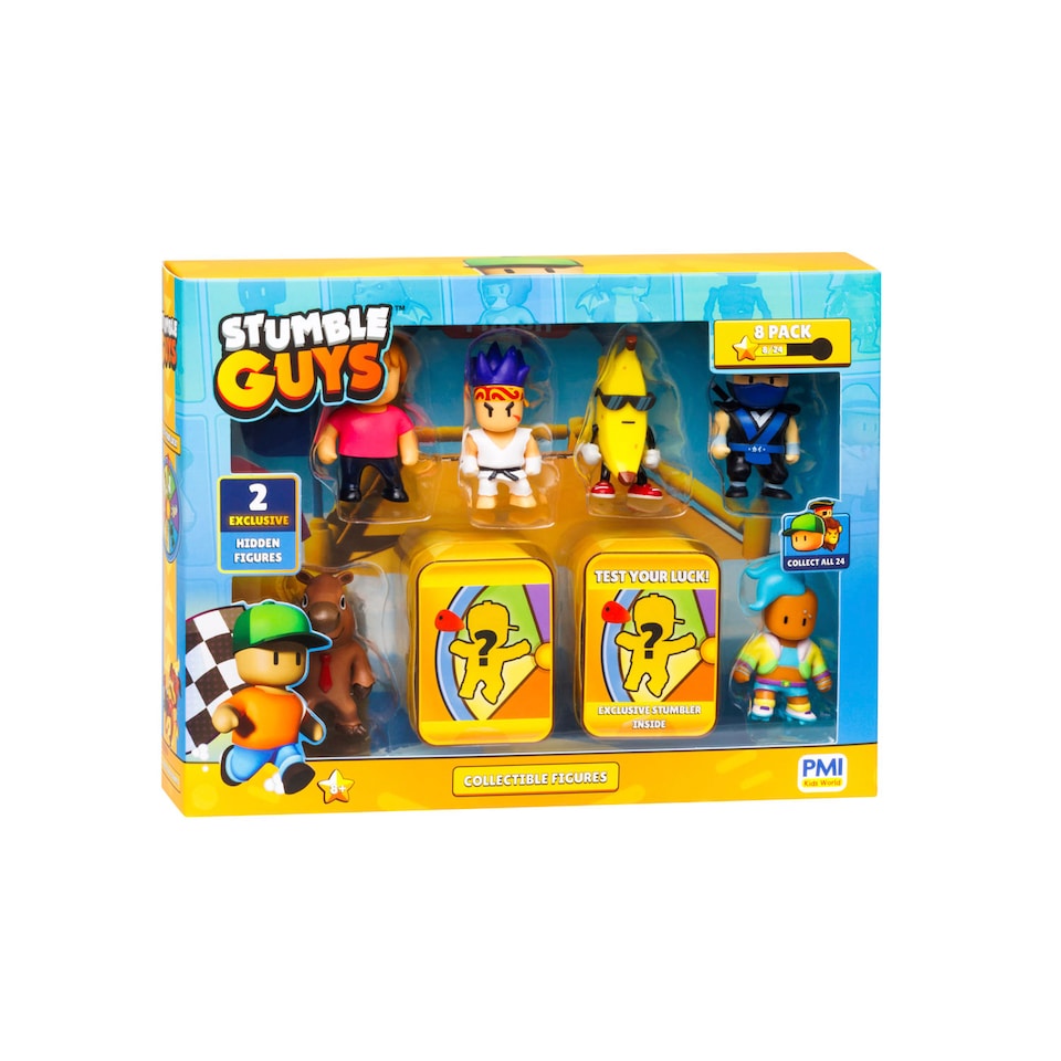 image 1 of Stumble Guys 2" Mini Figures 8PK Deluxe Box