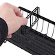 image 5 of Living and Home Kitchen Sink Caddy Organiser | Black