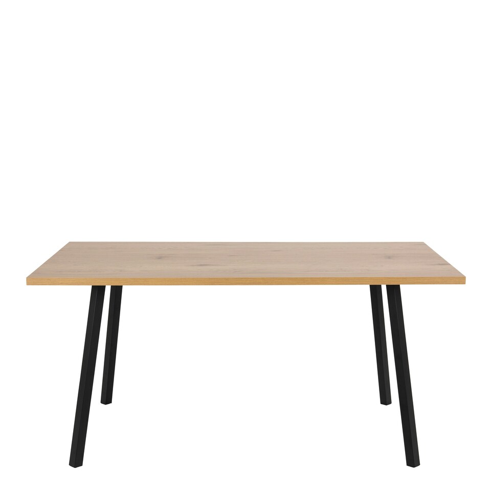 image 1 of Cenny Dining Table in Oak & Black