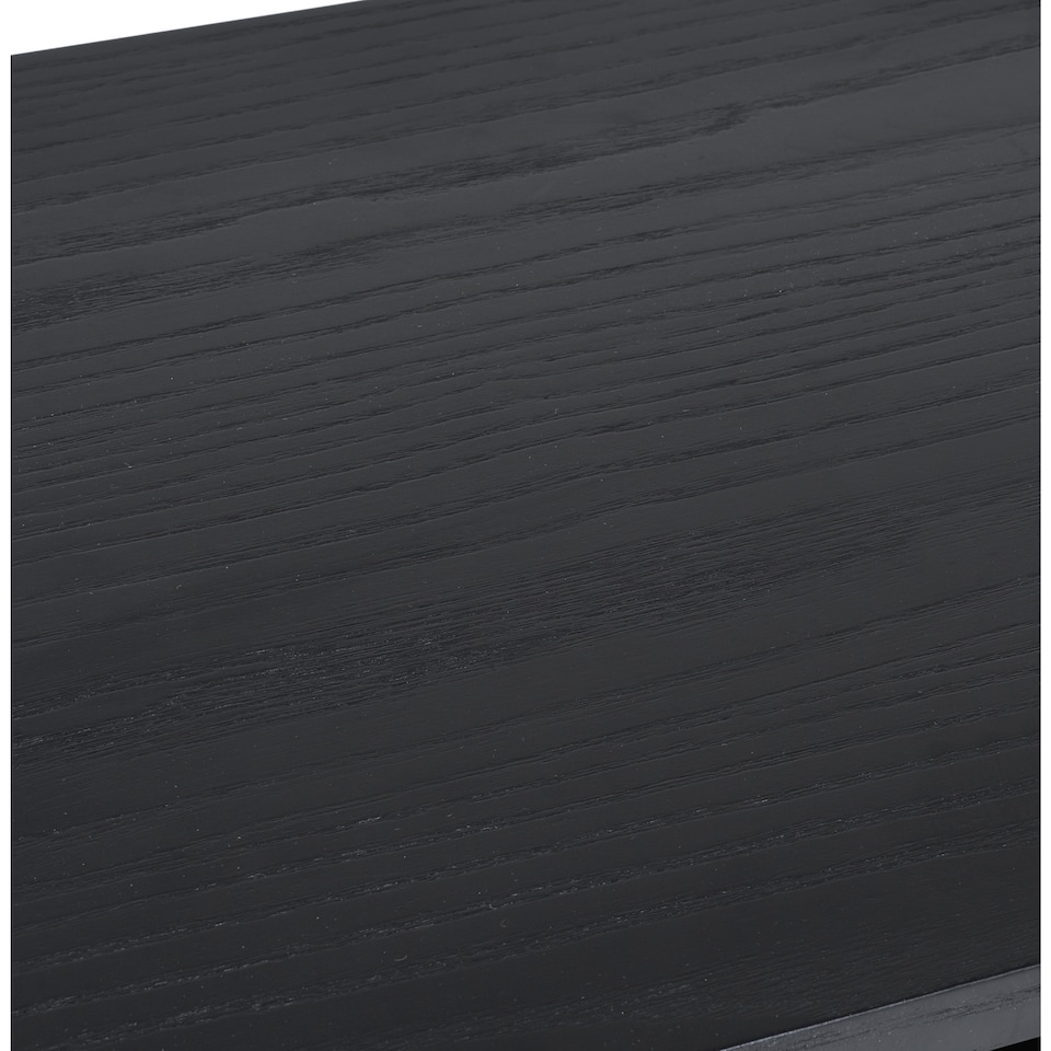 image 1 of Louis Fluted Tv Unit - Black