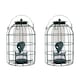 image 1 of Pack of 2 Wild Bird Seed Feeder Cage with Squirrel Guard