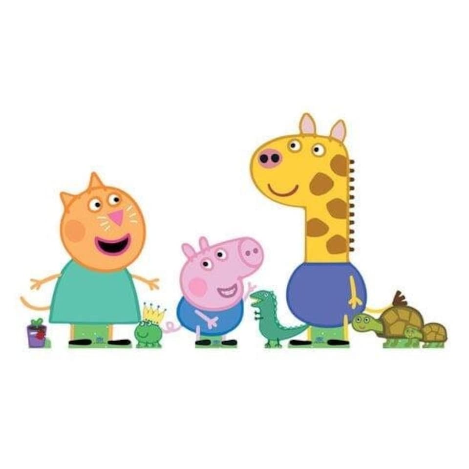 image 1 of Gerald, George and Candy (Peppa Pig) Cardboard Cutouts Decoration Pack