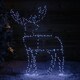 image 2 of 1mx80cm Light up Standing Christmas Reindeer with 292 White LEDs