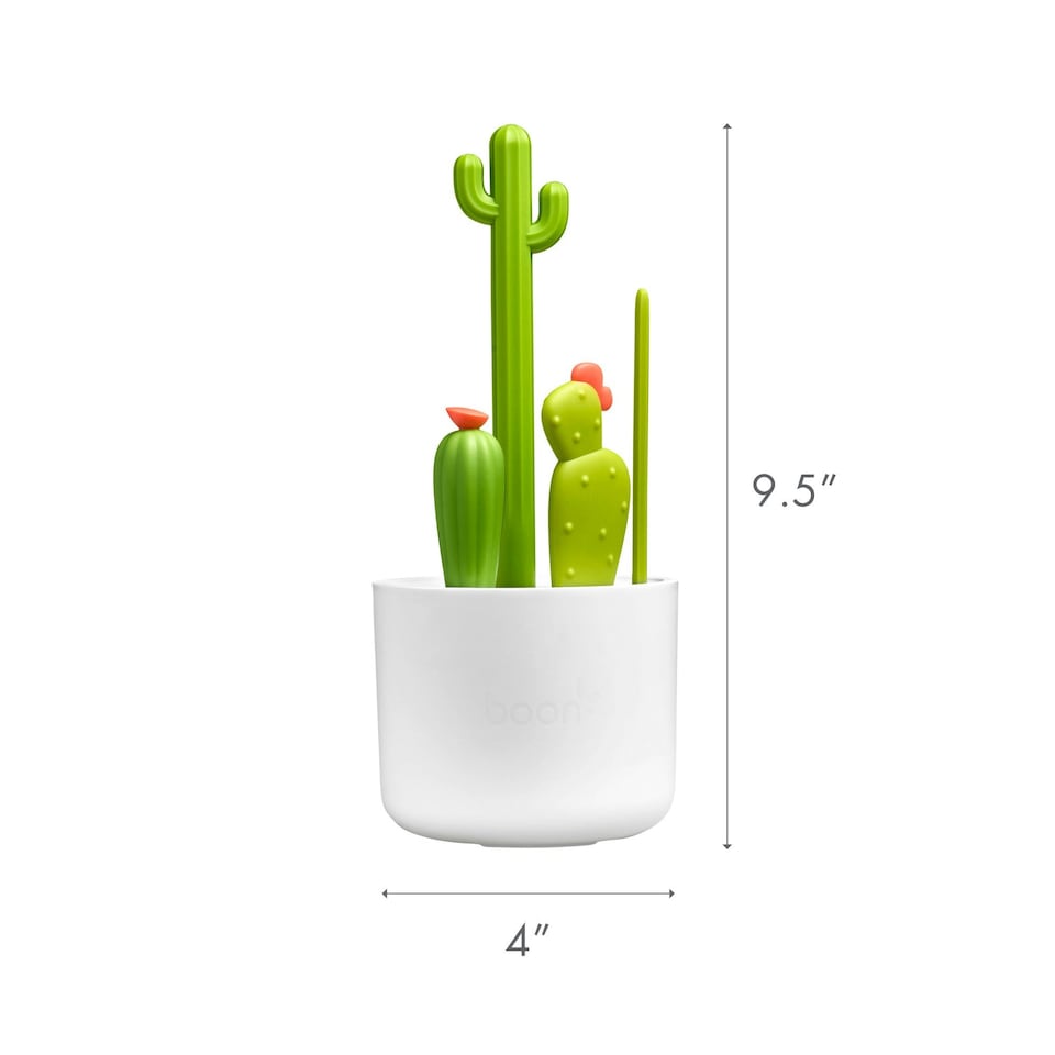 image 1 of Boon CACTI Bottle Cleaning Brush Set