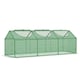 image 1 of Outsunny Mini Greenhouse Small Plant Grow House w/ 3 Windows