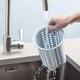 image 9 of Melamine Cutlery Drainer/Utensil Pot Grey | Dark Grey
