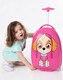 image 3 of Paw Patrol Skye Kids Suitcase | Pink Small Cabin Bag For Girls | Carry On Trolley with Extendable Handle | Helicopter Rescue Pup Cartoon Hard Cover Holiday Case | Fun Travel Gift for Children