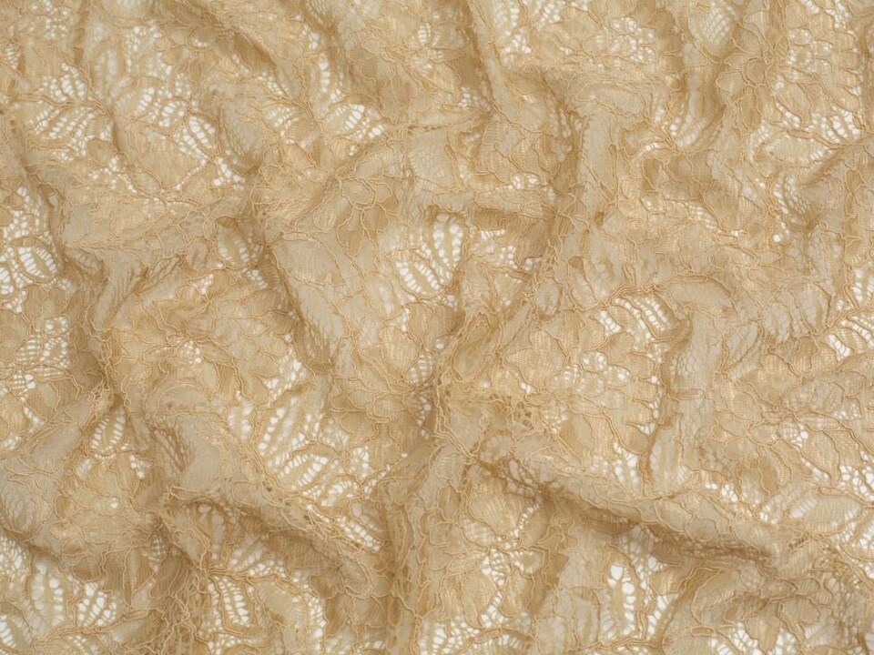 Minerva Core Range Cream Tocca Corded Lace Fabric for Bridal, Dressmaking, 135cm / 53" Wide - per metre