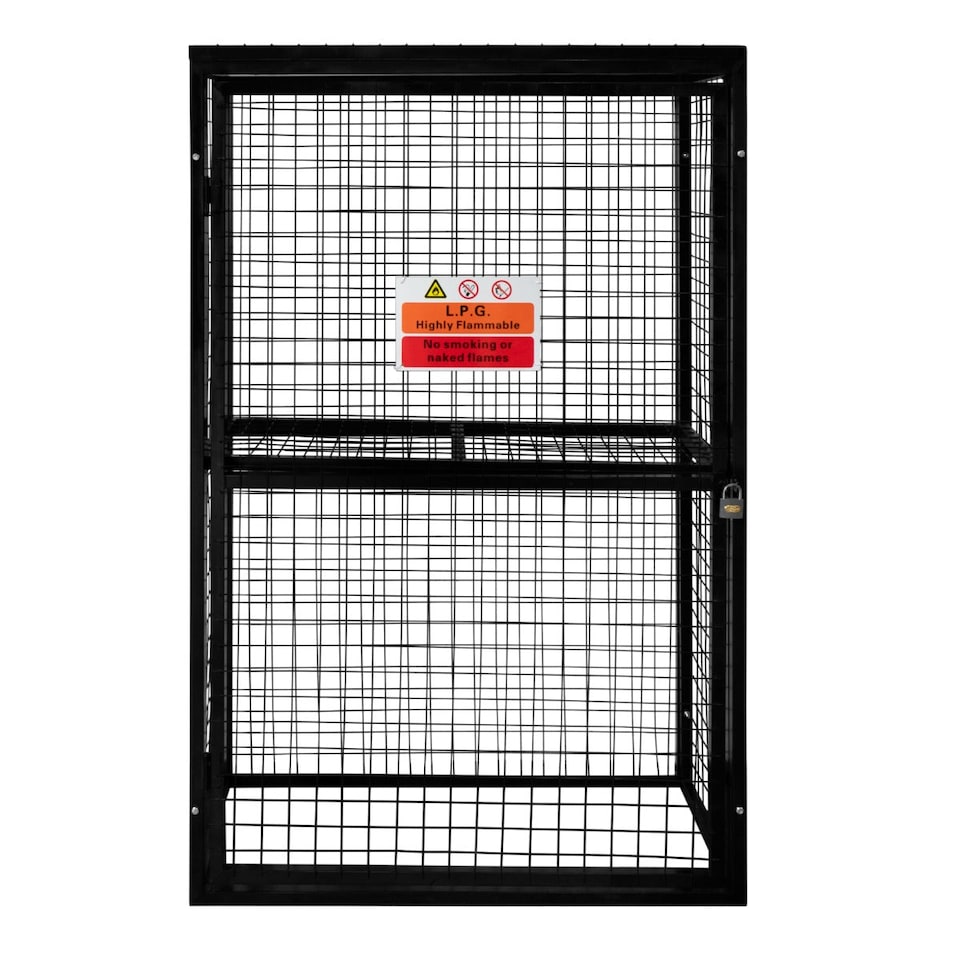 image 1 of Gas Bottle Collapsible Mesh Cage – 184 x 116 x 57cm