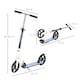 image 7 of HOMCOM Kick Scooter Commuter Adjustable Height Wheels Foldable Aluminium White