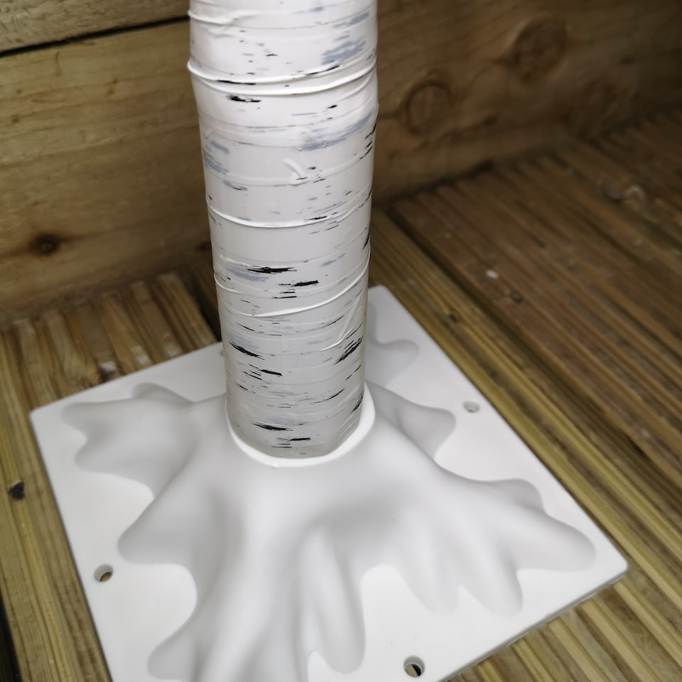 image 1 of 1.2m (4ft) Indoor Outdoor Christmas Lit Birch Tree with 48 Ice White LEDs