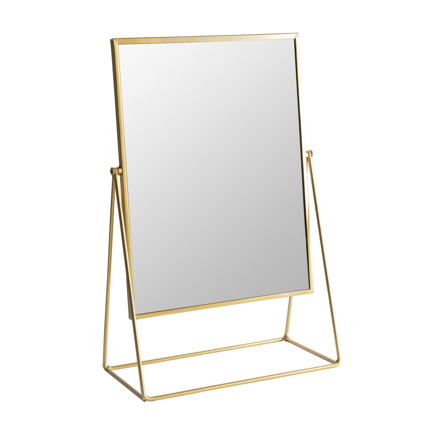 slim fit dress slacks Gold Vintage Dressing Table Mirror – Reclectic main image 1