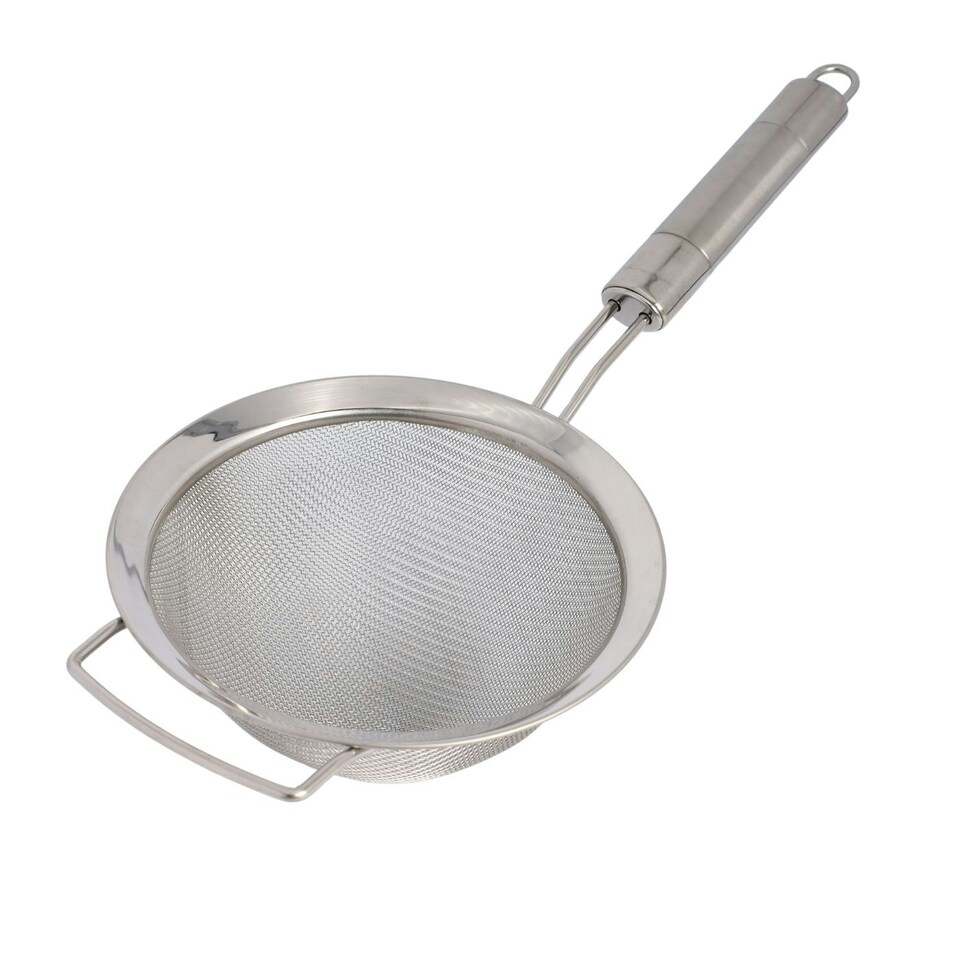 image 1 of Buckingham Stainless Steel Fine Mesh Sieve 14 cm with Cook's Handle
