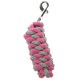 image 2 of Roma Horse Headcollar And Leadrope - Pink/Silver - Full