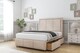 image 3 of Sloomy Lancaster Sand Naples Divan Bed With Mattress 2 Drawers Left Side With 26" Strutted Headboard & 12" Matching Footboard 6' Super King | Cream | Sand | Super King | 1