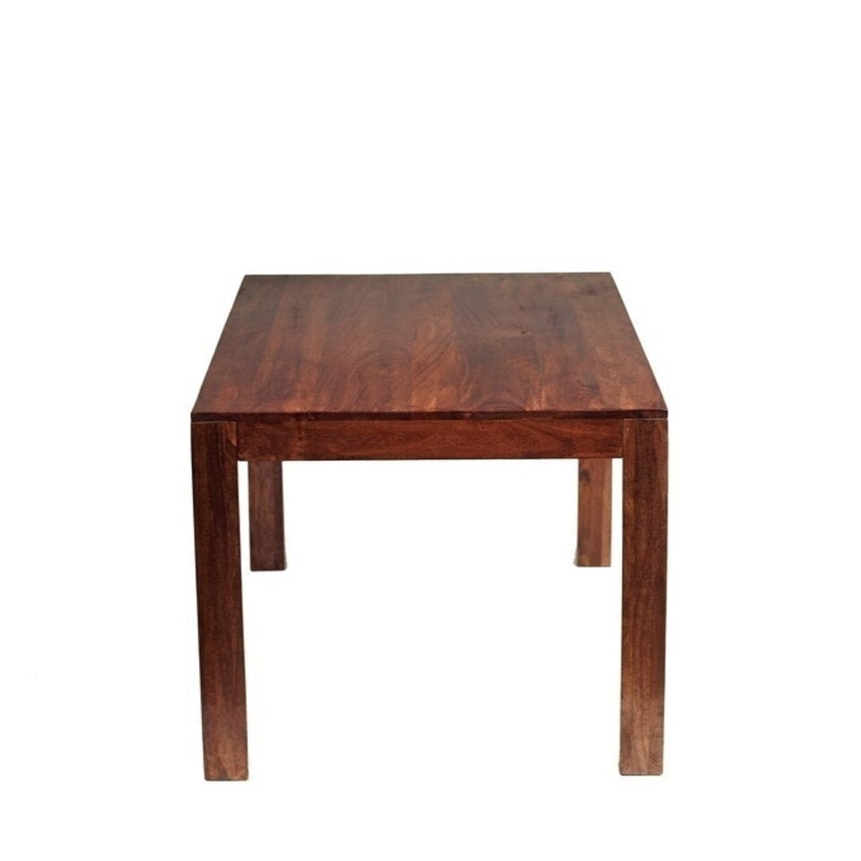 image 1 of Toko Dark Mango Small Dining Table - Solid Mango Wood - L80 x W120 x H76 cm | Brown