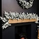 image 1 of 1.8m Snow Flocked Lapland Christmas Garland with 150 Tips