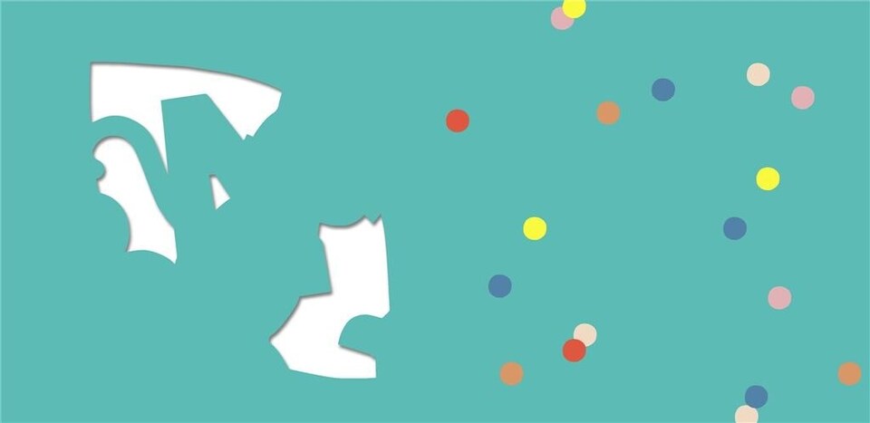 image 1 of Cat Design 4th Birthday Card