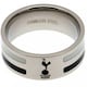 image 1 of Tottenham Hotspur FC Colour Stripe Ring - Silver/Blue/White - Small