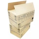 image 2 of 10 x Large 18 x 12 x 10" Printed House Removal Strong Cardboard Boxes With Carry Handles Brown
