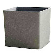 Primrose Garden Cube Square Flower Pot Recycled Planter Grey 43 x 43 x 43 cm