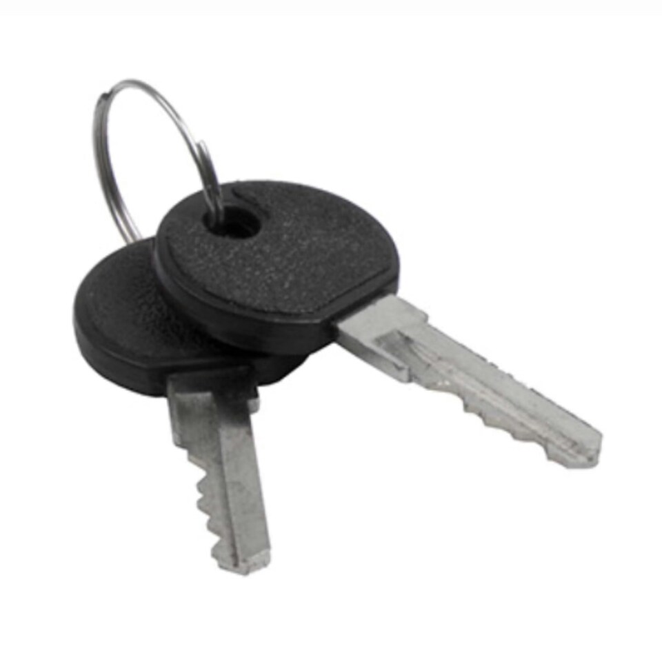 image 1 of Sport Direct 18mm x 80cm Armoured Cable Bike Lock Black