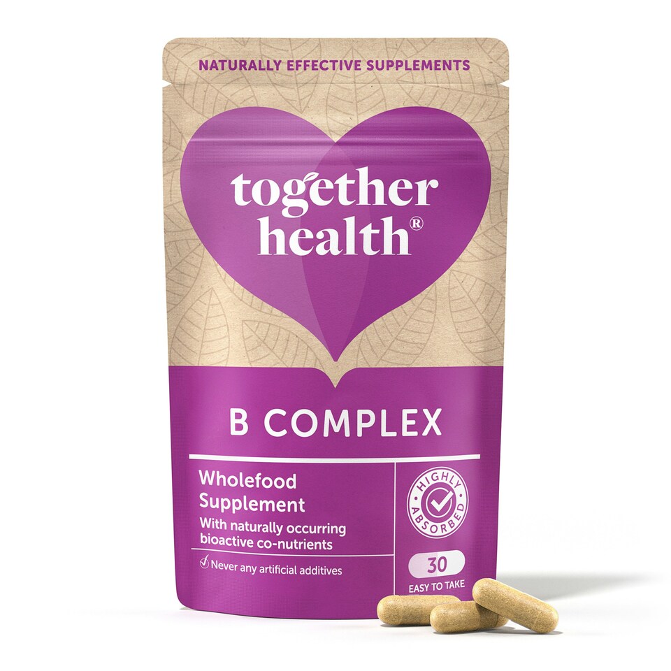 image 1 of Together Health B-Vitamin Complex- Vegan- 30 Capsules