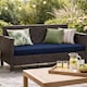 image 5 of House Of Home Navy Outdoor Bench Cushion 2 Seater 108cm