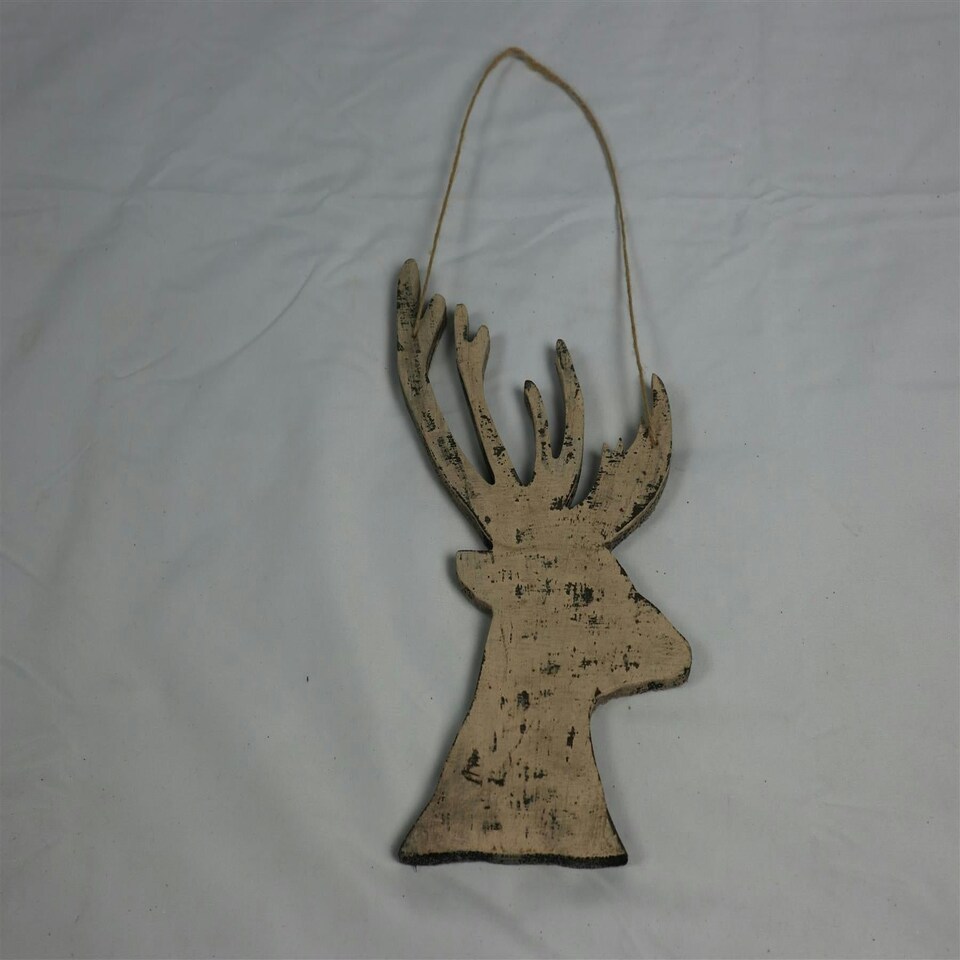 image 1 of Cream Deer Hanging Decorations