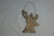 image 6 of 26cm Cream Christmas Wooden Hanging Deer Wall Decoration Xmas Home Office Holiday Decorative Centrepiece