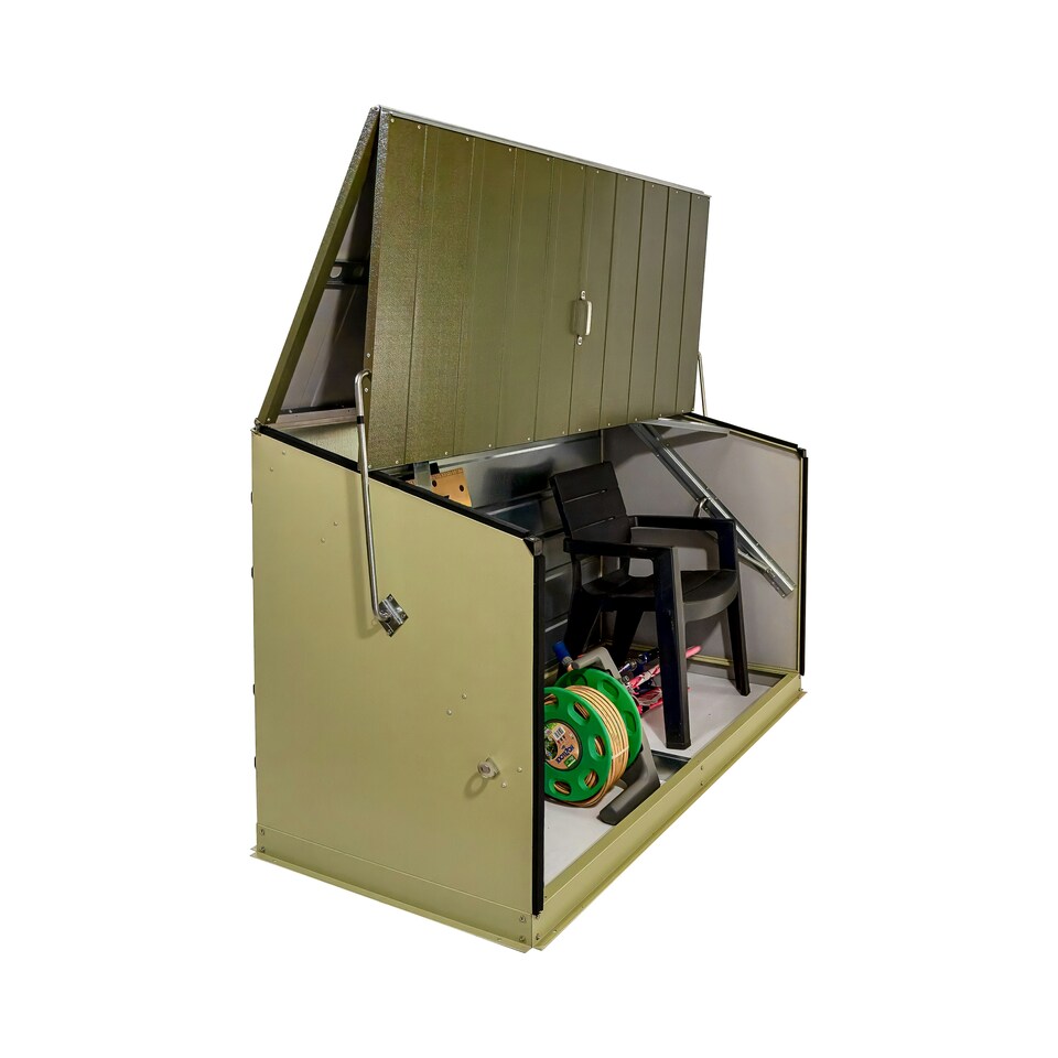 image 1 of Trimetals Storeguard Garden Large Storage Box – 196cm x 89cm Grey