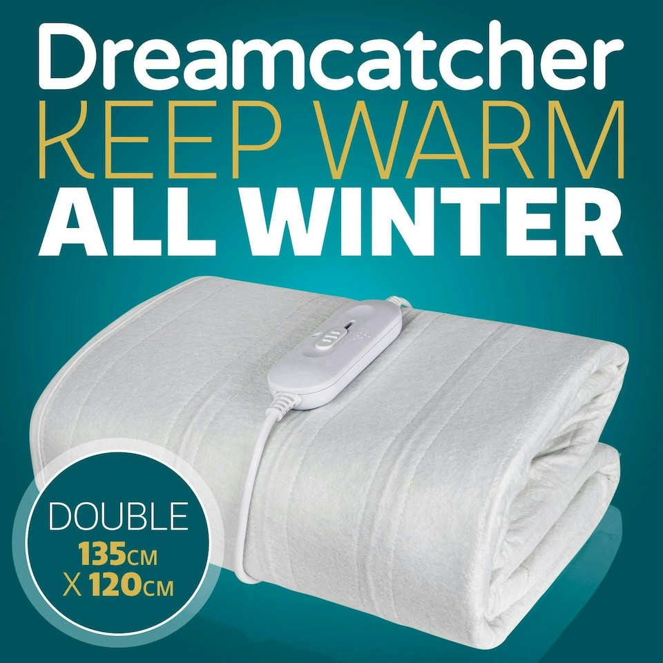 image 1 of Dreamcatcher Double Electric Under Blanket Heated Fitted Cover Single Control