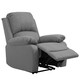 image 1 of Fabric Reclining Arm Chair In Light Grey