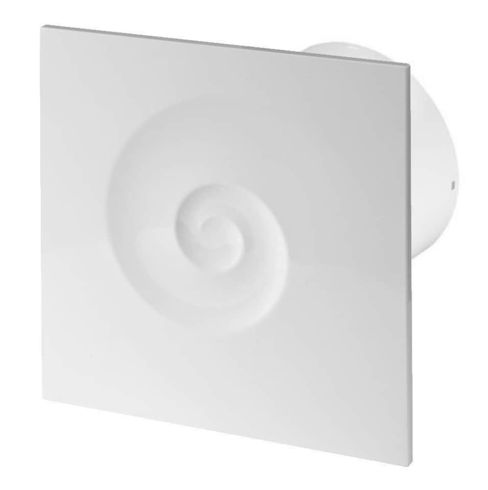 image 1 of 100mm Pull Cord VORTEX Extractor Fan White ABS Front Panel Wall Ceiling Ventilation