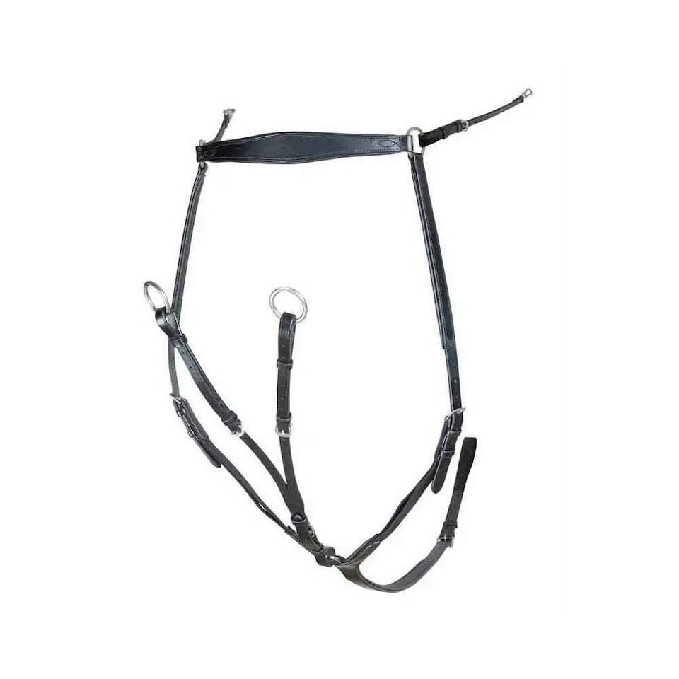 Velociti Horse Breastplate - Black - Cob