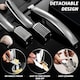 image 3 of Gourmet Easy Stainless Steel Garlic Press with Two Detachable Handles - Fine & Coarse Garlic