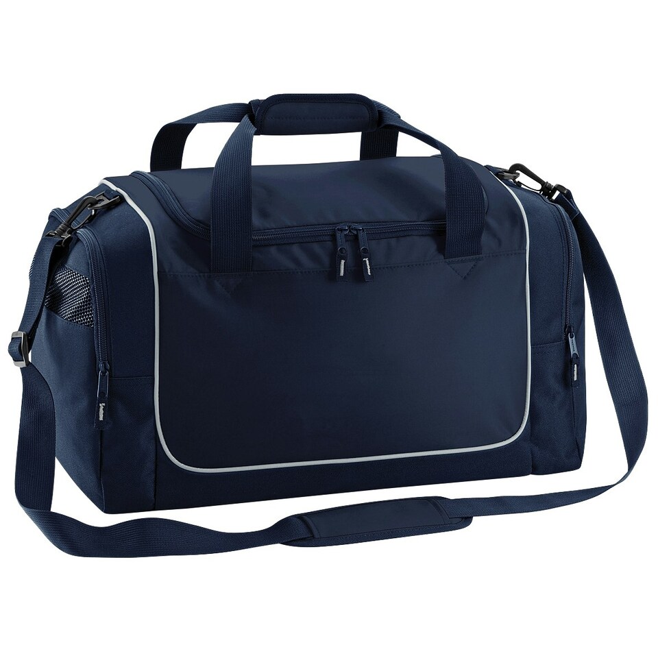 Quadra Teamwear Locker Duffle Bag (30 Litres) - Franch Navy/Light Grey - One Size