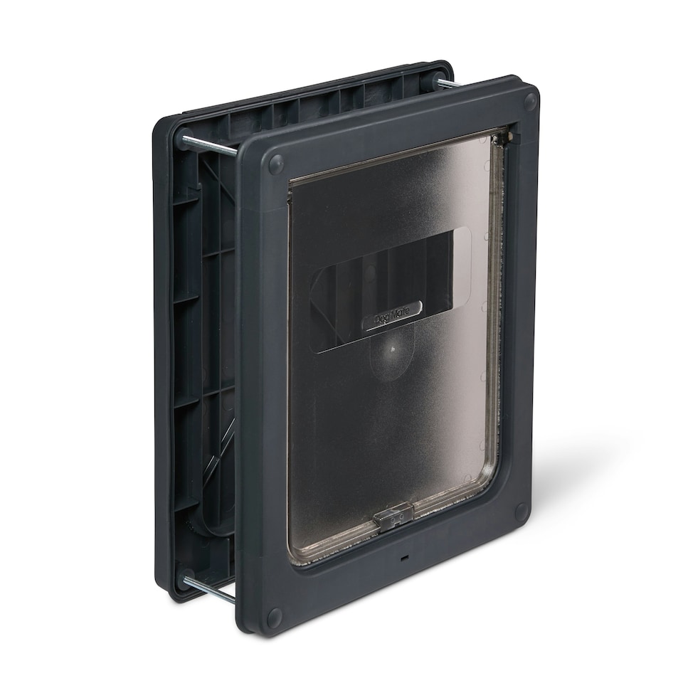 image 1 of Dog Mate Medium Dog Door – Grey (215G)