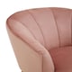 image 5 of Interiors by Premier Durable Yolanda Pink Velvet Chair, Exquisite & Cozy Desk Chair Pink Velvet, Easy to Clean Pink Velvet Chair